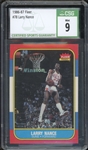 1986 Fleer #78 Larry Nance CSG 9 MINT