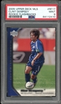 2005 Upper Deck MLS Rookie Flashbacks #RF17 Clint Dempsey PSA 9 MINT