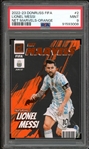 2022-23 Donruss FIFA Net Marvels-Orange #2 Lionel Messi PSA 9 MINT