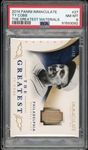 2014 Panini Immaculate The Greatest Materials #27 Ty Cobb (21/49) PSA 8 NM-MT