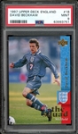 1997 Upper Deck England #18 David Beckham PSA 9 MINT