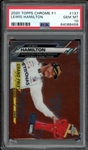 2020 Topps Chrome F1 #137 Lewis Hamilton PSA 10 GEM MINT