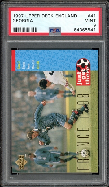 1997 Upper Deck England #41 Georgia PSA 9 MINT