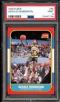 1986 Fleer #45 Gerald Henderson PSA 9 MINT