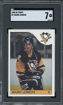 1985-86 Topps #9 Mario Lemieux SGC 7 NM