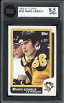 1986-87 Topps #122 Mario Lemieux KSA 8.5 NMM+