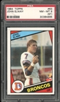 1984 Topps #63 John Elway PSA 8(ST) NM-MT