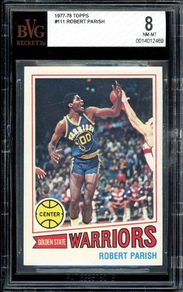 1977-78 #111 Topps #111 Robert Parish BVG 8 NM-MT