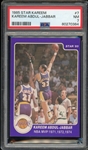 1985 Star #7 Kareem Abdul-Jabbar PSA 7 NM