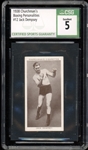 1938 Churchmans Boxing Personalities #12 Jack Dempsey CGG 5 EX