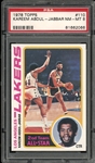 1978 Topps #110 Kareem Abdul-Jabbar PSA 8 NM-MT