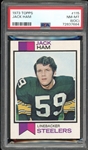 1973 Topps #115 Jack Ham PSA 8(OC) NM-MT