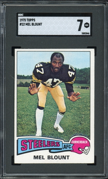 1975 Topps #12 Mel Blount SGC 7 NM