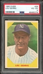 1960 Fleer #28 Lou Gehrig PSA 4 VG-EX