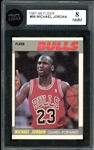 1987-88 Fleer #59 Michael Jordan KSA 8 NMM