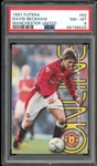 1997 Futera Manchester United #62 David Beckham PSA 8 NM-MT