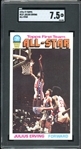 1976-77 Topps #127 Julius Erving All Star SGC 7.5 NM+