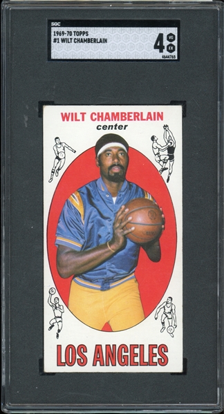 1969-70 Topps #1 Wilt Chamberlain SGC 4 VG-EX