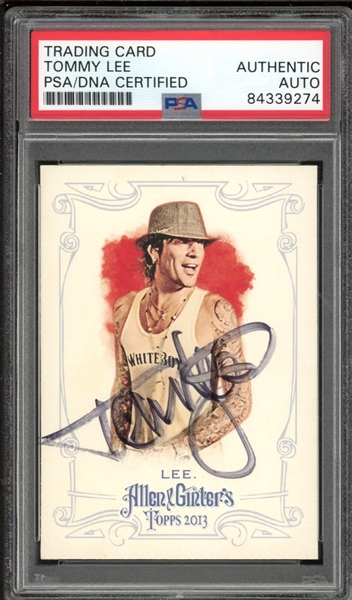 2013 Topps Allen & Ginter #140 Tommy Lee PSA/DNA Certified Authentic Auto 