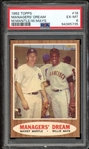 1962 Topps #18 Managers Dream M.Mantle/W.Mays PSA 6 EX-MT