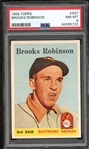 1958 Topps #307 Brooks Robinson PSA 8 NM-MT