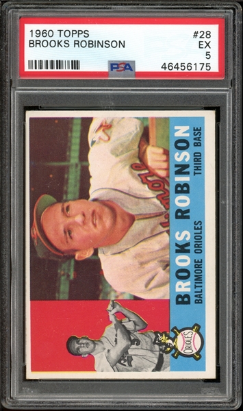 1960 Topps #28 Brooks Robinson PSA 5 EX