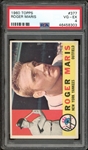 1960 Topps #377 Roger Maris PSA 4 VG-EX