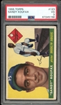 1955 Topps #123 Sandy Koufax PSA 3 VG