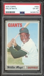 1970 Topps #600 Willie Mays PSA 6 EX-MT