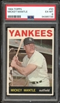 1964 Topps #50 Mickey Mantle PSA 6 EX-MT