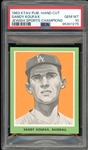 1963 KTAV Publishing Jewish Sports Champions Sandy Koufax Hand Cut PSA 10 GEM MINT