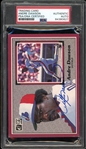 1983 Action All Stars Jumbo #9 Andre Dawson Autograph PSA/DNA Authentic Auto 