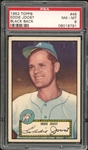 1952 Topps #45 Eddie Joost Black Back PSA 8 NM-MT