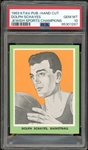 1963 KTAV Pub. -Hand Cut Dolph Schayes Jewish Sports Champions PSA 10 GEM MINT