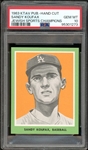 1963 KTAV Pub. -Hand Cut Sandy Koufax Jewish Sports Champions PSA 10 GEM MINT