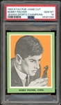 1963 KTAV Pub. -Hand Cut Bobby Fischer Jewish Sports Champions PSA 10 GEM MINT