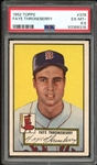 1952 Topps #376 Faye Throneberry PSA 6.5 EX-MT+