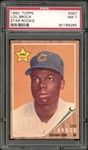 1962 Topps #387 Lou Brock Star Rookie PSA 7 NM