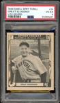 1948 Swell Sport Thrills #14 Great Slugging! Lou Gehrig PSA 4 VG-EX