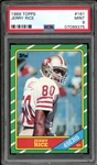 1986 Topps #161 Jerry Rice PSA 9 MINT