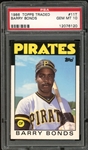 1986 Topps Traded #11T Barry Bonds PSA 10 GEM MINT