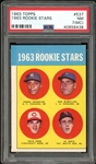 1963 Topps #537 Rookie Stars (Pete Rose) PSA 7 (MC) NM