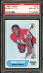 1968 Topps #173 Floyd Little PSA 8 NM-MT