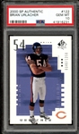 2000 SP Authentic (340/1250) #122 Brian Urlacher PSA 10 GEM MINT