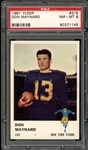 1961 Fleer #215 Don Maynard PSA 8 NM-MT