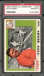 1955 Topps All-American #100 Fats Henry PSA 8 NM-MT