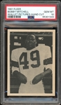 1961 Fleer Bobby Mitchell Wallet Pictures- Hand Cut PSA 10 GEM MINT