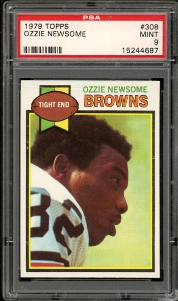 1979 Topps #308 Ozzie Newsome PSA 9 MINT