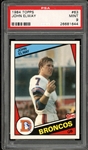 1984 Topps #63 John Elway PSA 9 MINT