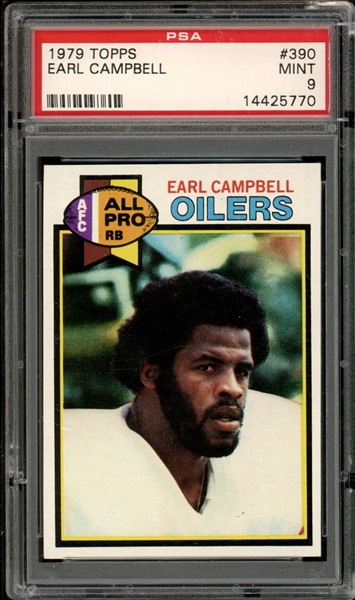 1979 Topps #390 Earl Campbell PSA 9 MINT